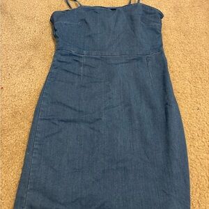 Forever 21 Denim Blue Mini Dress